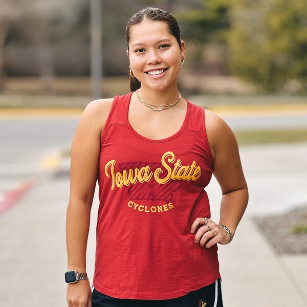 Pressbox Women's Iowa State Cardinal Tank Top